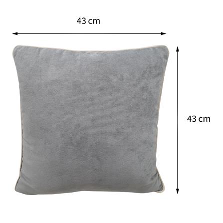 หมอนอิง HOME LIVING STYLE ZEN 17X17 นิ้ว สีเทา_5