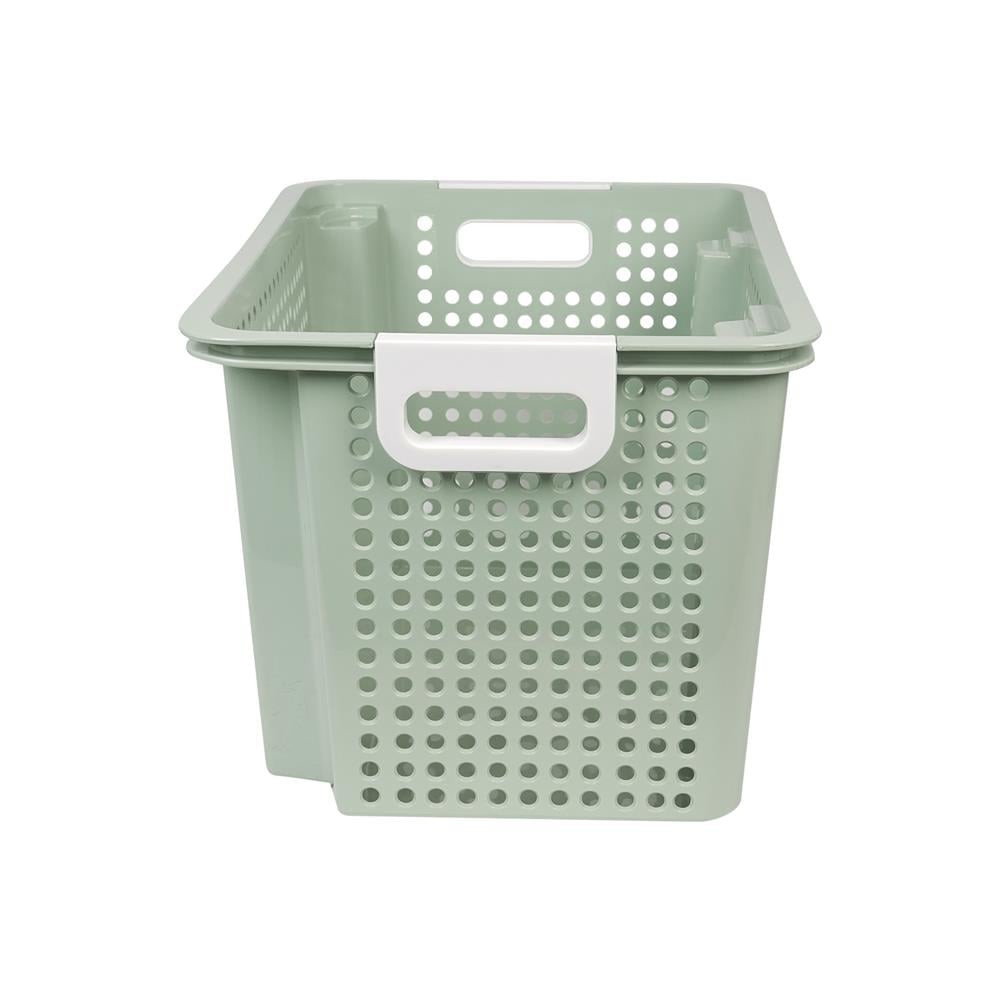กล่องเก็บของ STACKO CIRCULAR 45.5X32.5X28 ซม. สีเขียว