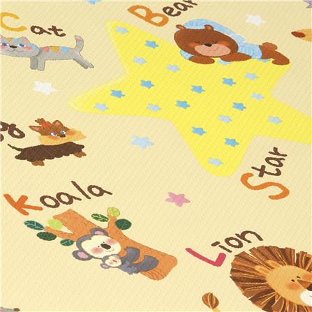 แผ่นอเนกประสงค์ HOME LIVING STYLE LION 130x190 ซม. สีเหลือง_4