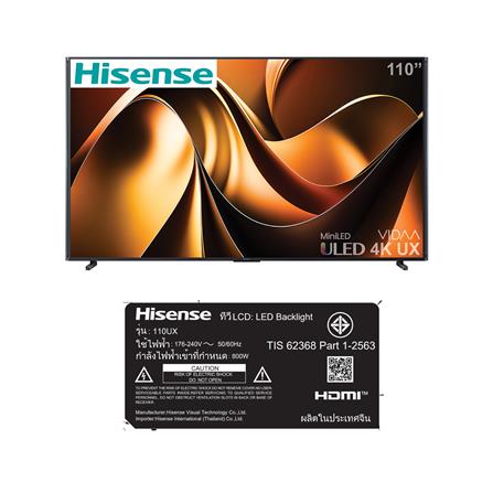 ทีวีมินิแอลอีดี 110 นิ้ว HISENSE (4K, MINI LED, VIDAA) 110UX_7