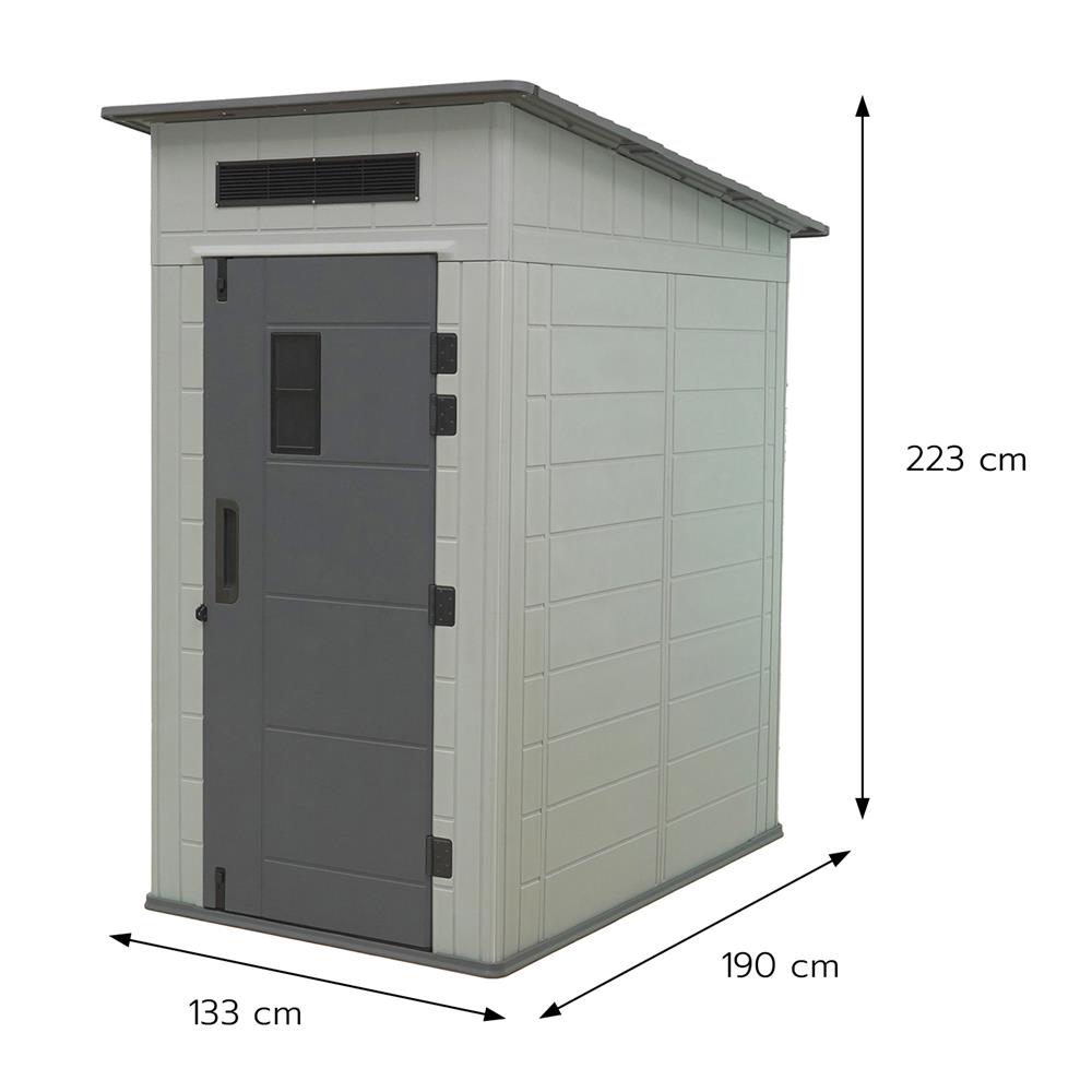 บ้านเก็บของกลางแจ้ง SPRING ATHOS SOLAR LAMP 133X223 ซม.