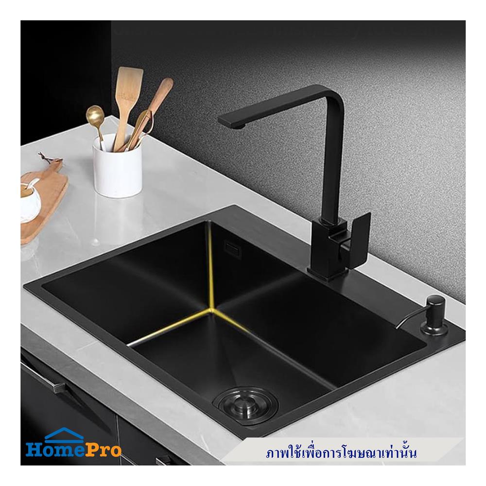 ซิงค์ฝัง 1 หลุม TEKA TQ60 1B PVD BLACK ดำ
