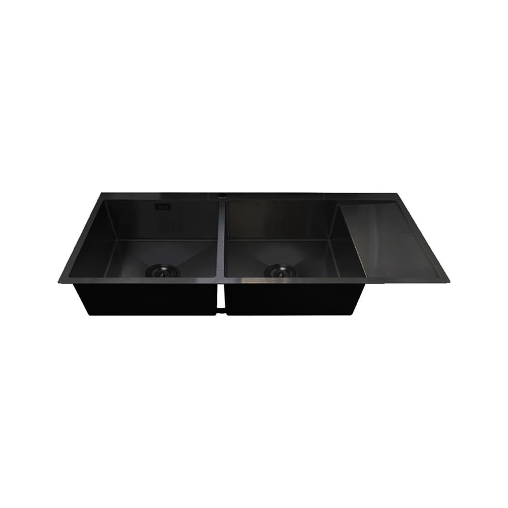 ซิงค์ฝัง 2 หลุม 1 ที่พัก TEKA TQ 2B1D PVD BLACK สีดำ