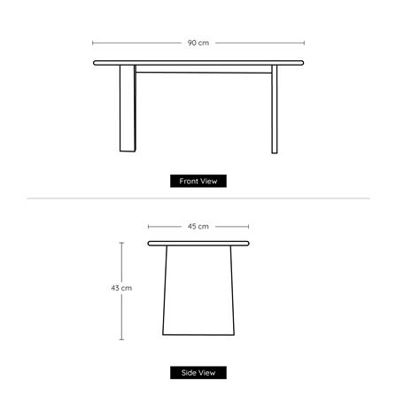 โต๊ะกลาง YKS BOBA 8859275801773 90 ซม. สีโอ๊ค_3