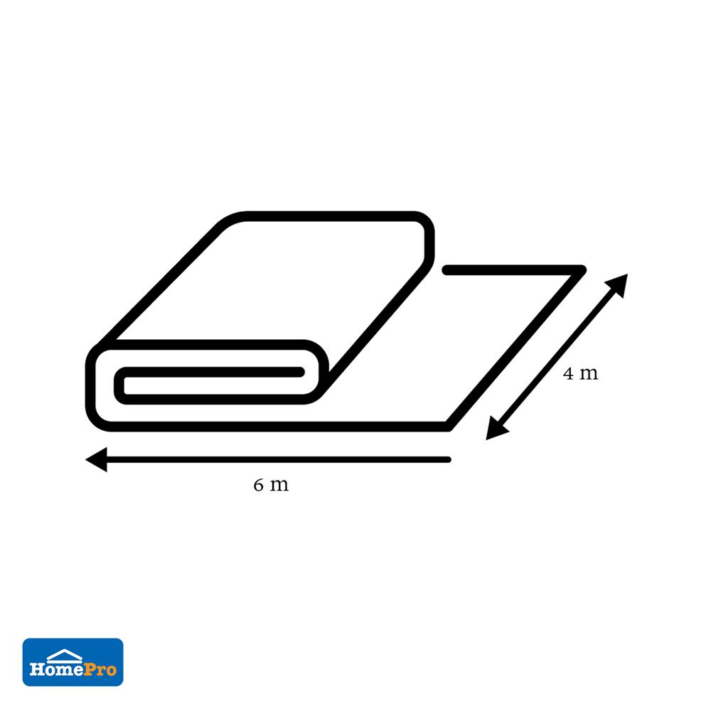 สแลนกรองแสง 95 เปอร์เซ็นต์ SPRING 4x6 ม. สีเบจ
