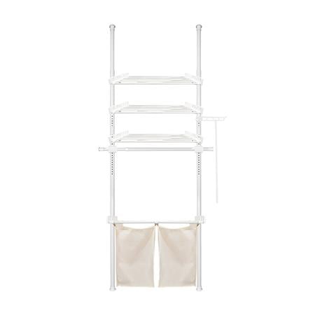 ราวแขวนผ้า TUGU R63PW 80x42.5x300 ซม. สีขาว_0