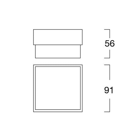 ดาวน์ไลท์ LED LUMAX 03-A0759 6 วัตต์ DAYLIGHT/COOL WHITE/WARM WHITE 3.5 นิ้ว สีขาว เหลี่ยม_6
