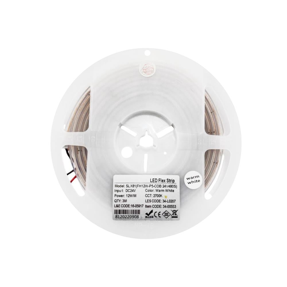 ไฟเส้น LED L&E 16-05917 12 วัตต์ 3 เมตร WARM WHITE