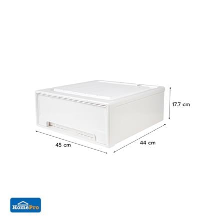 กล่องลิ้นชัก STACKO NETA SIZE S 45X44X17.7 ซม. สีขาว_6