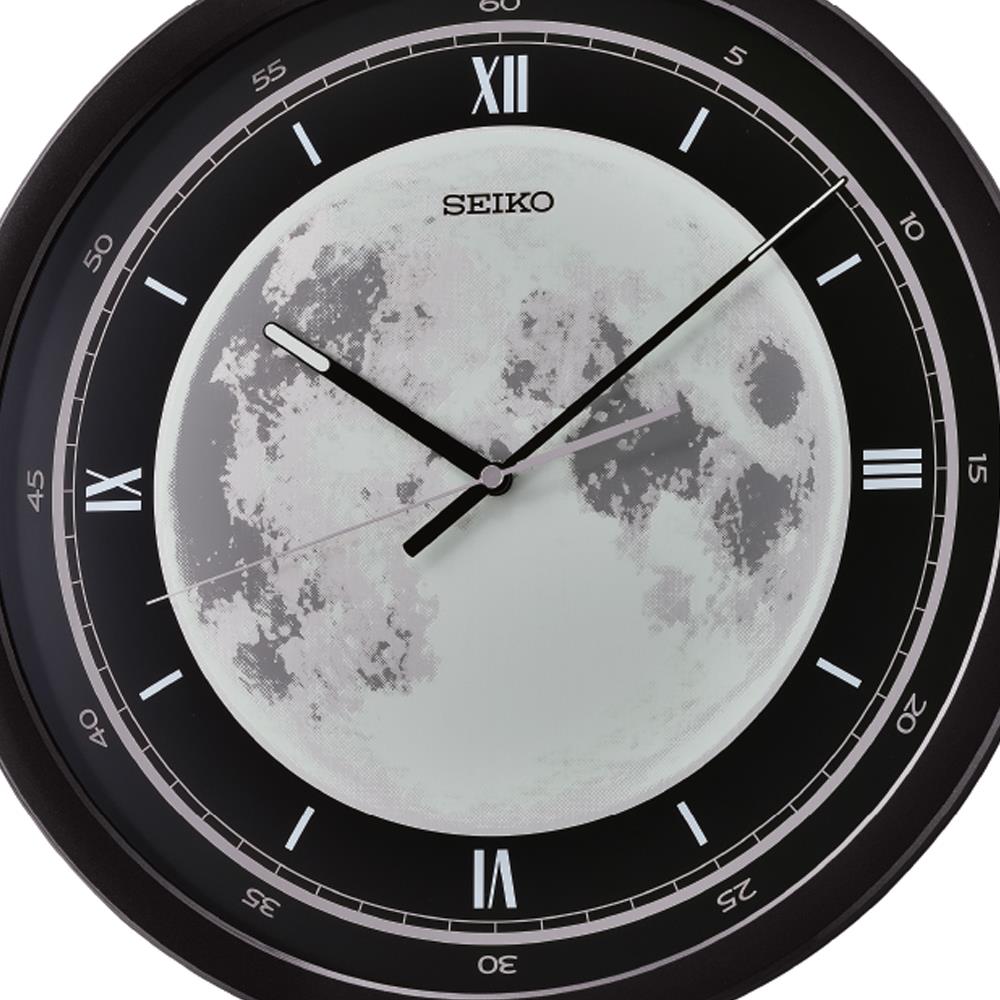 นาฬิกาแขวน SEIKO CLOCKS QXA831K 15.7 นิ้ว สีดำ