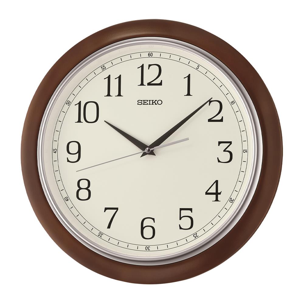 นาฬิกาแขวน SEIKO CLOCKS QXA813B 15.1 นิ้ว สีน้ำตาล