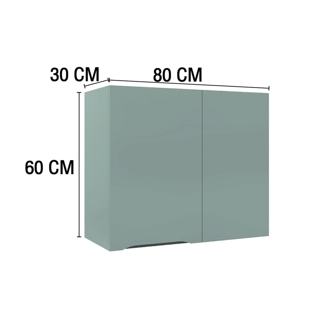 ตู้เข้ามุมทึบขวา MJ ECO 80x60 ซม. สี SEA SALT