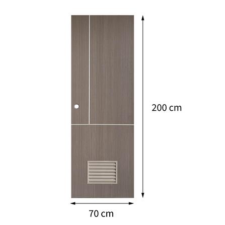 ประตูห้องน้ำ UPVC AZLE BN-11-1A 70x200 ซม. สี STONE GREY_1