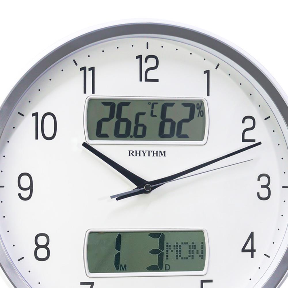 นาฬิกาแขวน RHYTHM CFG728NR03 14 นิ้ว สีขาว