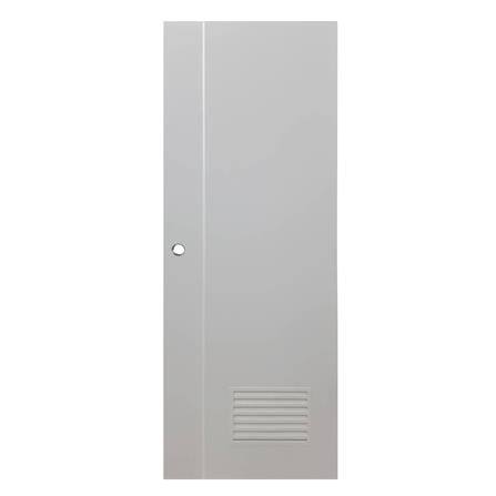 ประตูห้องน้ำ UPVC เจาะลูกบิด AZLE BN01-1A 70x200 ซม.สี LIGHT GREY_0
