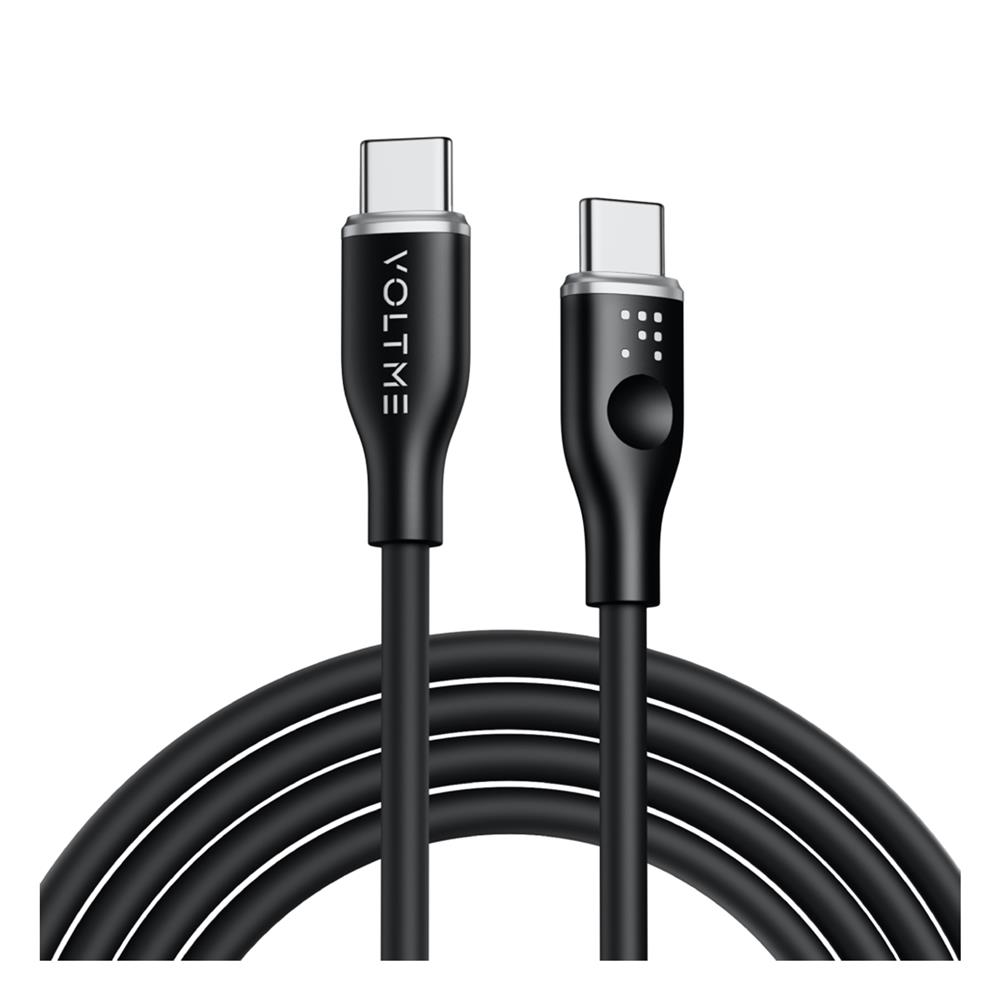 สายชาร์จ USB-C TO USB-C VOLTME C2027 1.8 เมตร สีดำ