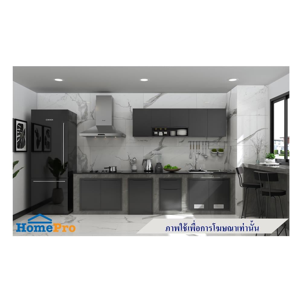 ตู้เข้ามุมขวา MJ ECO 80x60 ซม. สี GREY GRAPHITE