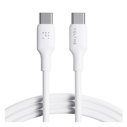 สายชาร์จ USB-C TO USB-C VOLTME C2275 2 เมตร สีขาว_1