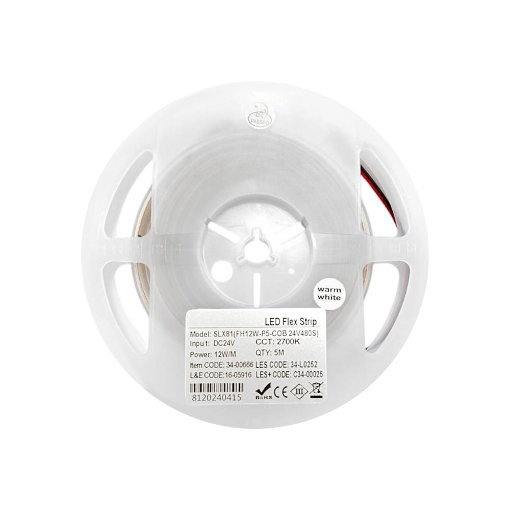 ไฟเส้น LED L&E 16-05916 12 วัตต์ 5 เมตร WARM WHITE