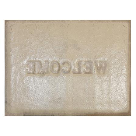 พรมเช็ดเท้าดักฝุ่น HOME LIVING STYLE S.WELCOME 60X80 ซม. สีเบจ_2