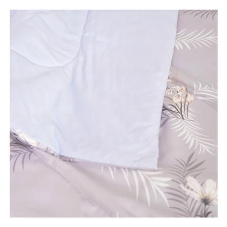 ชุดผ้าปูที่นอน 6 ฟุต (ชุด 6 ชิ้น) HOME LIVING STYLE TROPICAL FLOWER สี GREY_4