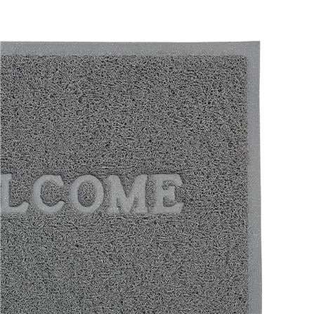พรมเช็ดเท้าดักฝุ่น HOME LIVING STYLE S.WELCOME 50X70 ซม. สีเทา_3