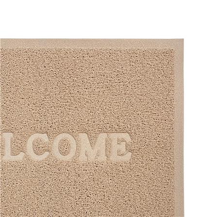 พรมเช็ดเท้าดักฝุ่น HOME LIVING STYLE S.WELCOME 50X70 ซม. สีเบจ_3