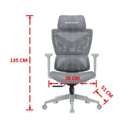 เก้าอี้เกมมิ่ง ANDA SEAT X-AIR MEGA AD-WY-01-G สีเทา_4