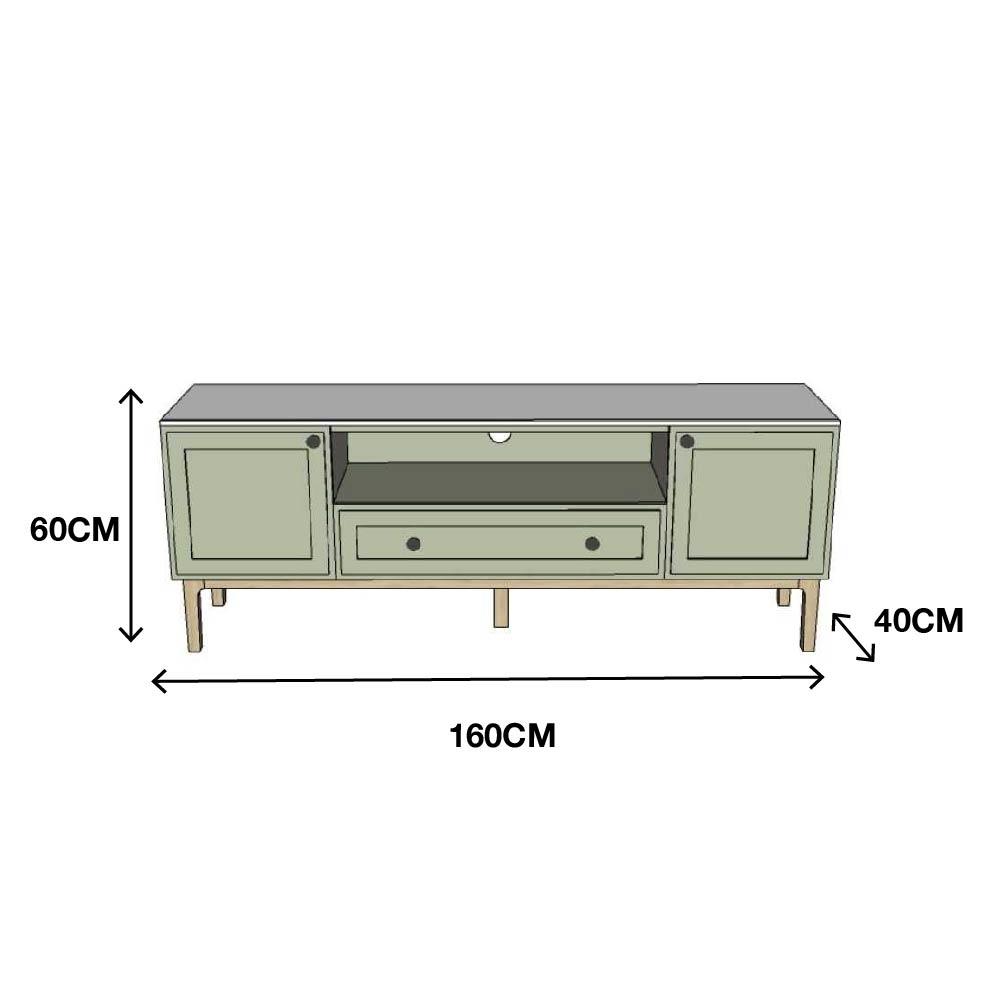 ตู้วางทีวี WHOOP MABURU 160 ซม. สีขาว