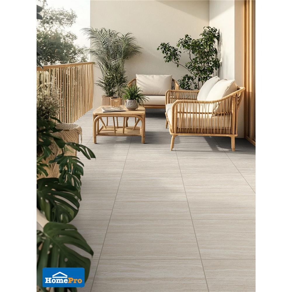 กระเบื้องพื้นพอร์ซเลน 60x60 ซม. COTTO คิม ไอวอรี่ PM 1.44 ตร.ม.