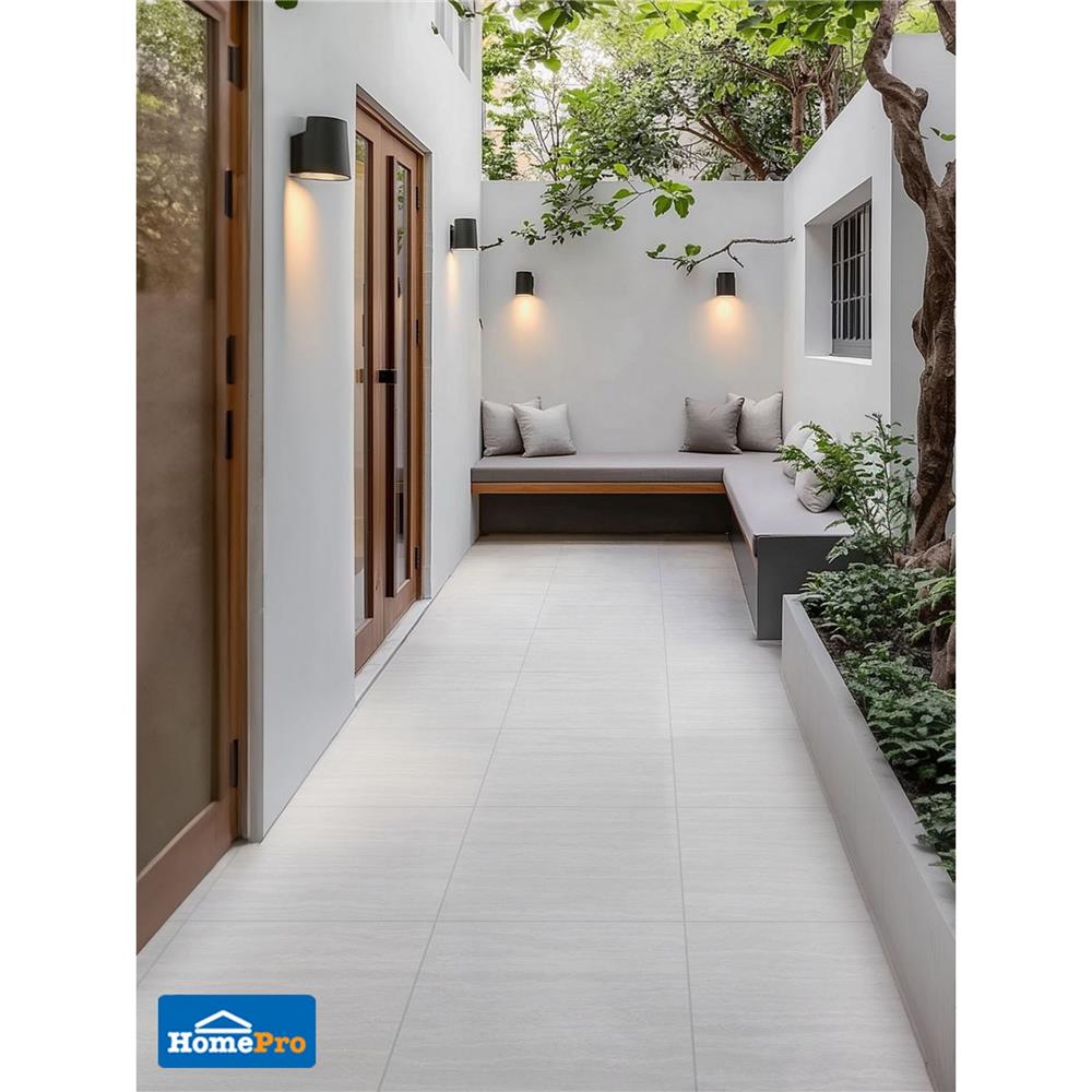 กระเบื้องพื้นพอร์ซเลน 60x60 ซม. COTTO คิม ขาว PM 1.44 ตร.ม.