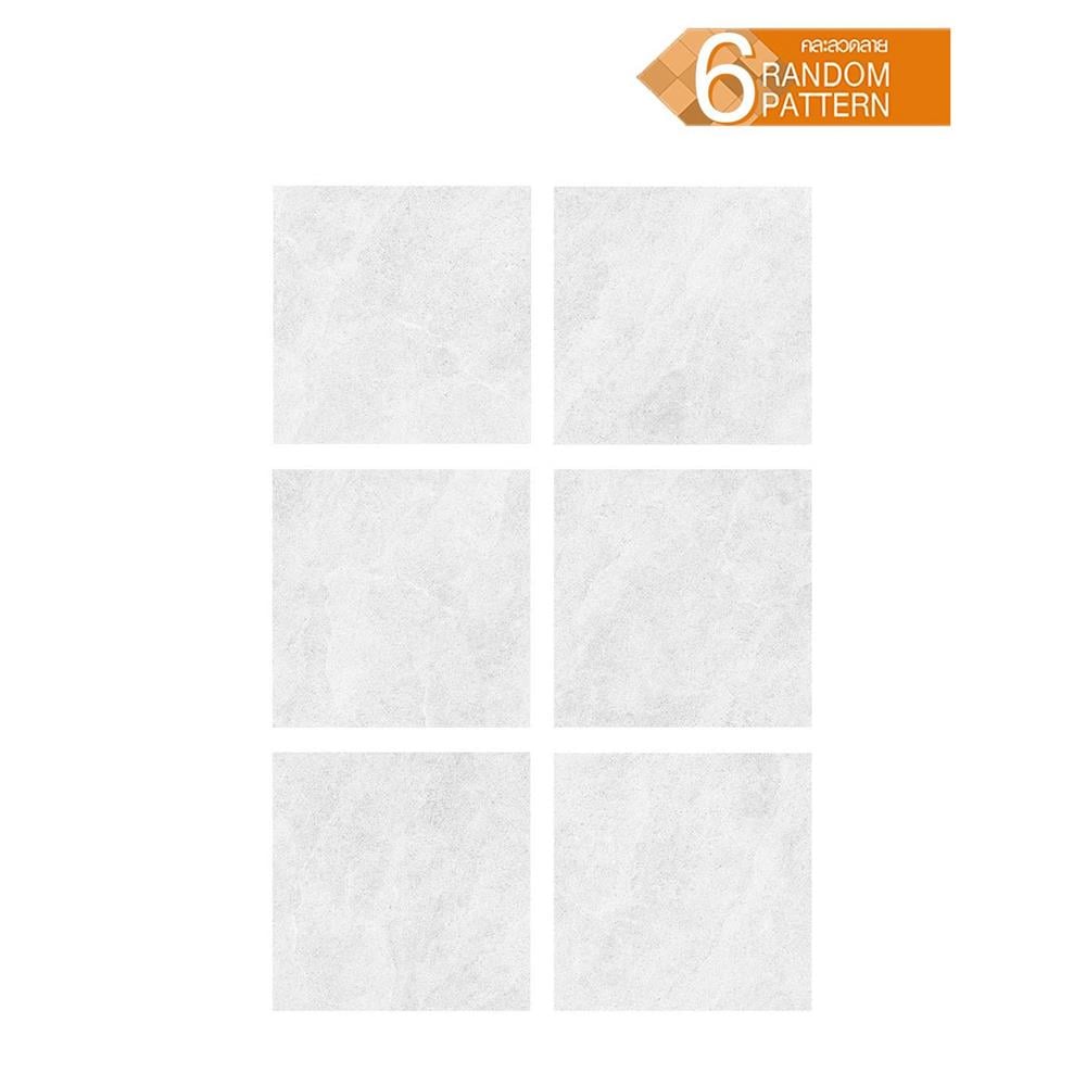 กระเบื้องพื้นพอร์ซเลน 60x60 ซม. COTTO พีโม ขาว PM 1.44 ตร.ม.