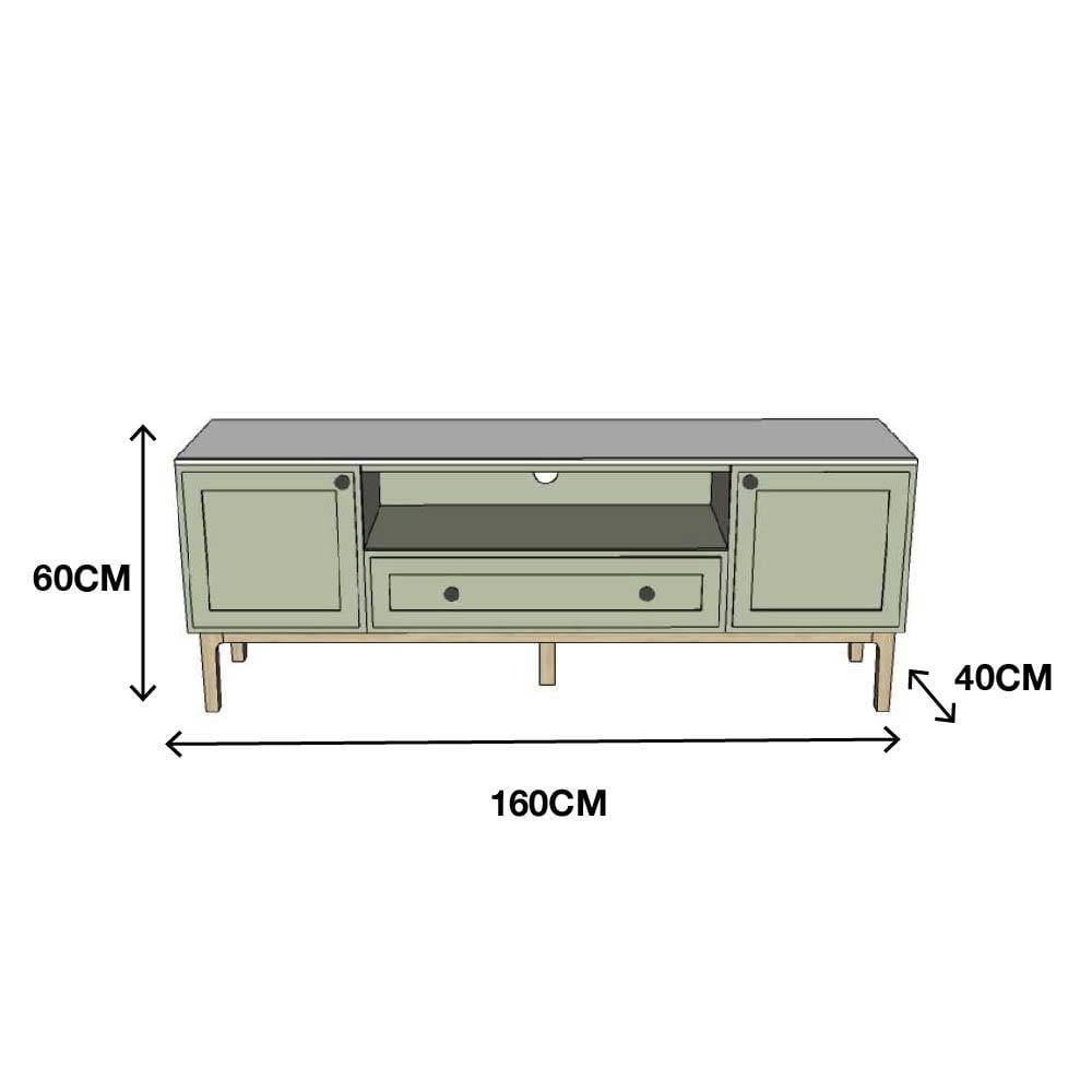 ตู้วางทีวี WHOOP MABURU 160 ซม. สี ARTICHOKE