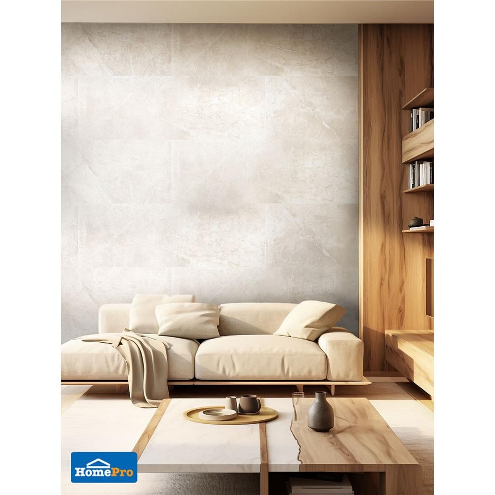 กระเบื้องผนัง 33.3x100 ซม. COTTO ESPANA ซูไทล์ มาร์ฟิล เบจ PM 1.33 ตร.ม.