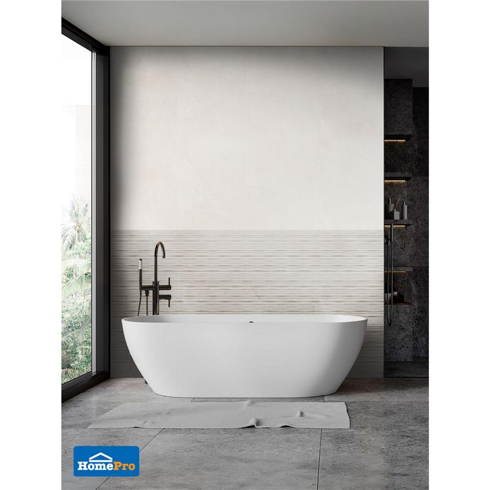กระเบื้องผนัง 33.3x100 ซม. COTTO ESPANA ซูไทล์ มาร์ฟิล เบจ PM 1.33 ตร.ม.