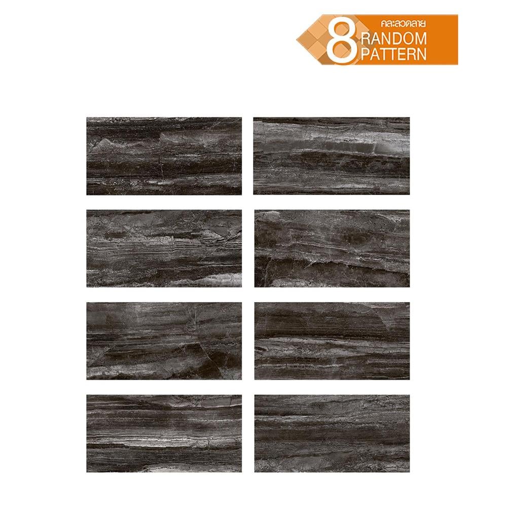 กระเบื้องพื้นพอร์ซเลน 45x90 ซม. COTTO ESPANA ลักซ์ชัวรี่ซอฟท์ GXX6P000 ดำ 1.22 ตร.ม.