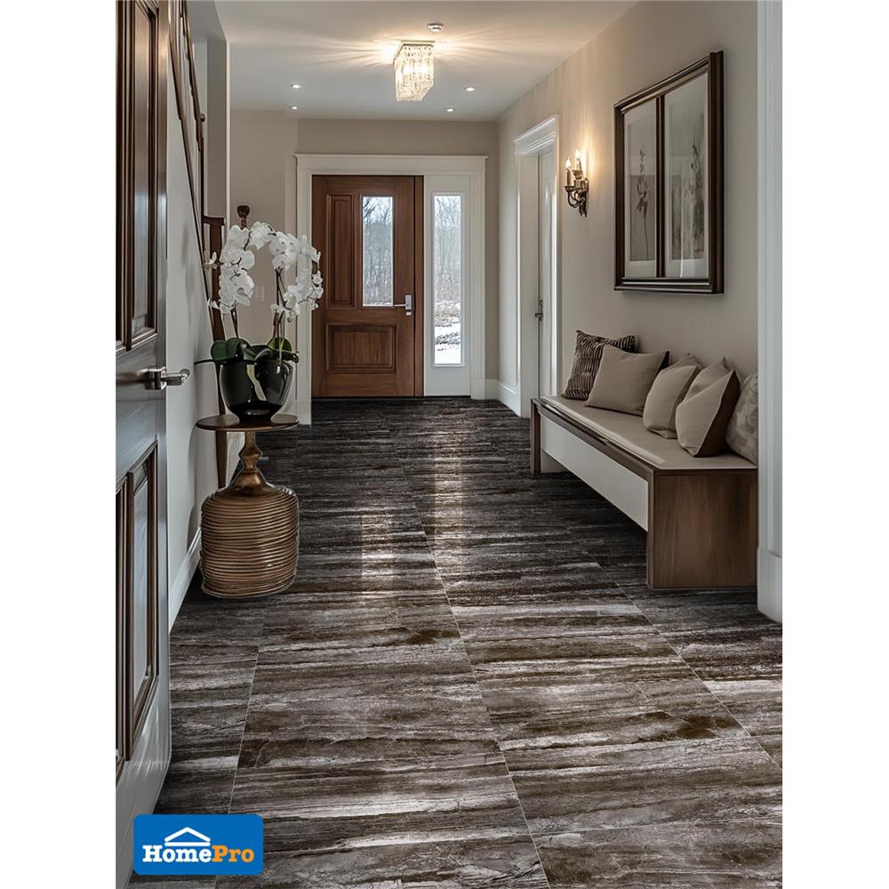 กระเบื้องพื้นพอร์ซเลน 45x90 ซม. COTTO ESPANA ลักซ์ชัวรี่ซอฟท์ GXX6P000 ดำ 1.22 ตร.ม.