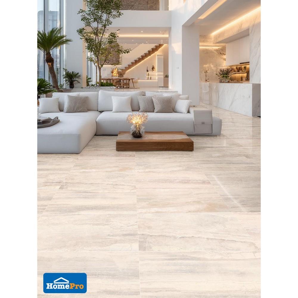 กระเบื้องพื้นพอร์ซเลน 45x90 ซม. COTTO ESPANA ลักซ์ชัวรี ซอฟต์ เบจ Gxx6P030 1.22 ตร.ม.