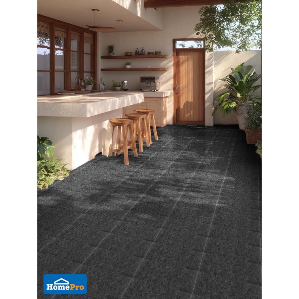 กระเบื้องพื้นพอร์ซเลน 30x60 ซม. COTTO ESPANA เมเทออร์ เนโกร R11 เทา A 1.08 ตร.ม.