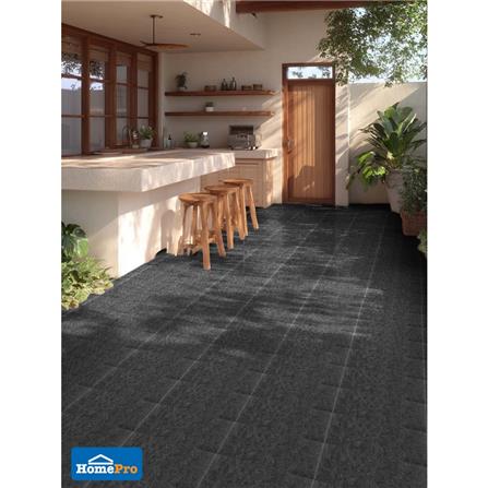 กระเบื้องพื้นพอร์ซเลน 30x60 ซม. COTTO ESPANA เมเทออร์ เนโกร R11 เทา A 1.08 ตร.ม._2