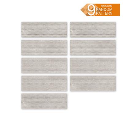 กระเบื้องผนัง 33.3x100 ซม. COTTO ESPANA แมร์ ซูไทล์ เพอร์ลา เทา A 1.33 ตร.ม._1