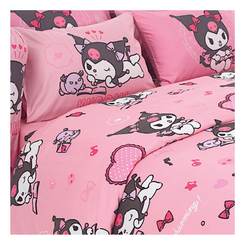 ชุดผ้าปูที่นอน 6 ฟุต 5 ชิ้น FOUNTAIN KUROMI 70106-FTC153