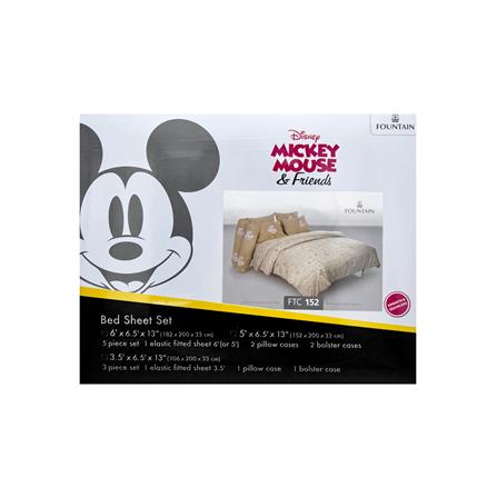ชุดผ้าปูที่นอน 3.5 ฟุต 3 ชิ้น FOUNTAIN MICKEY MOUSE 70105-FTC152_3