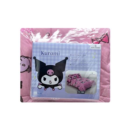 ชุดผ้าปูที่นอน 3.5 ฟุต 4 ชิ้น FOUNTAIN KUROMI 70211FTC153_3