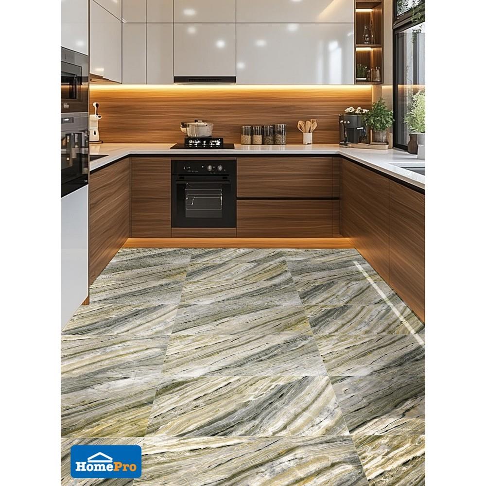 กระเบื้องพื้นพอร์ซเลน 60x120 ซม. COTTO ไอรีส เขียว PM 1.44 ตร.ม.