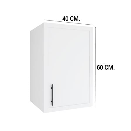 ตู้แขวนเดี่ยว MJ SLIM SHAKER 40x60 ซม. สี WHITE PEARL_3