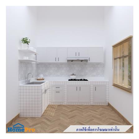 ตู้แขวนเดี่ยว MJ SLIM SHAKER 60x60 ซม. สี WHITE PEARL_2