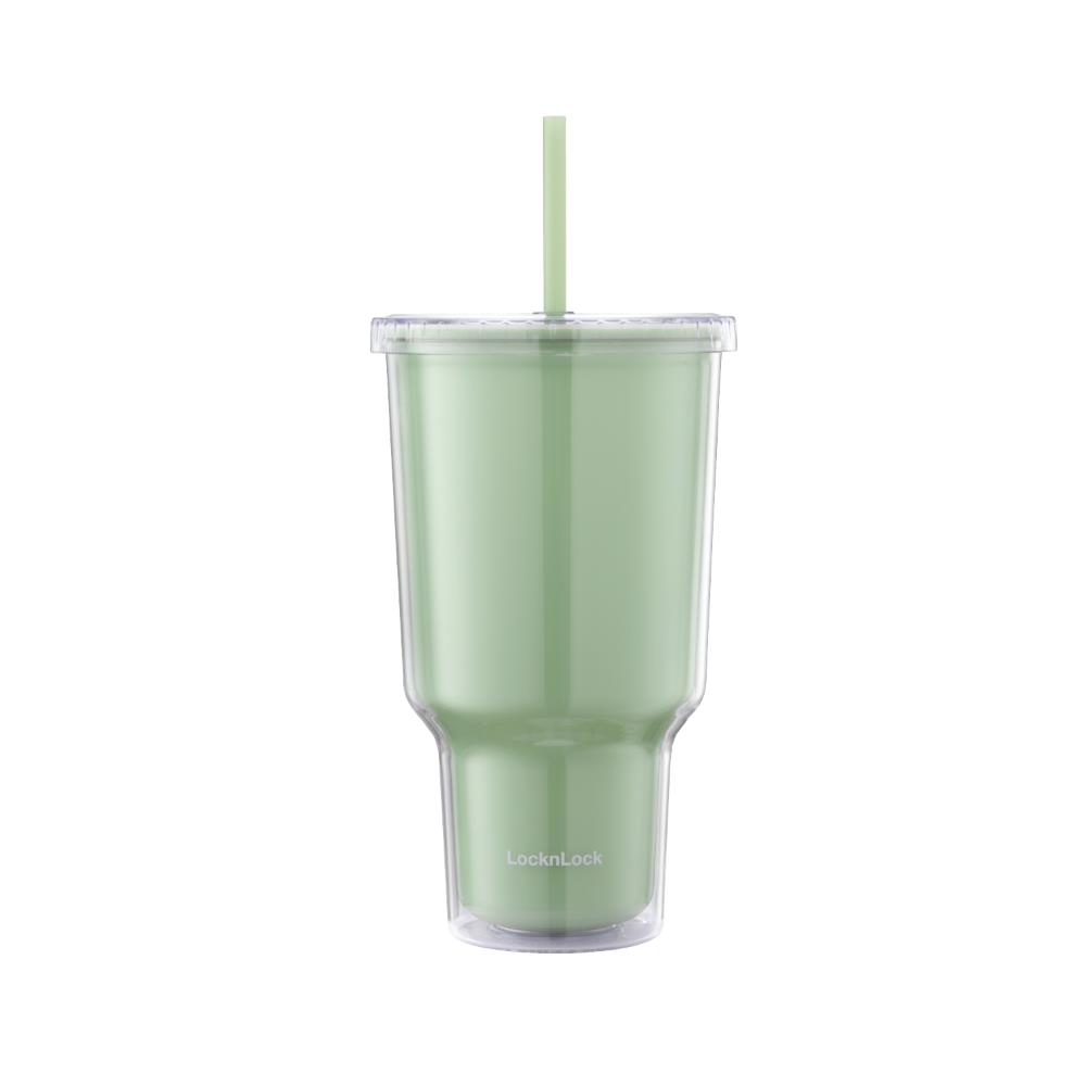 แก้วน้ำ LOCKNLOCK DOUBLE WALL COLD CUP 1 ลิตร สีมิ้นต์