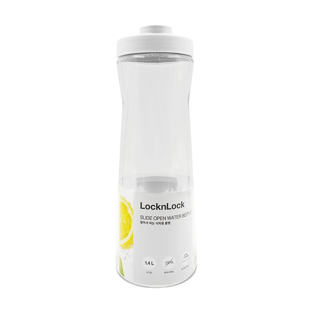 ขวดน้ำ พลาสติก PET 1.4 ลิตร LOCKNLOCK WATER BOTTLE สีขาว