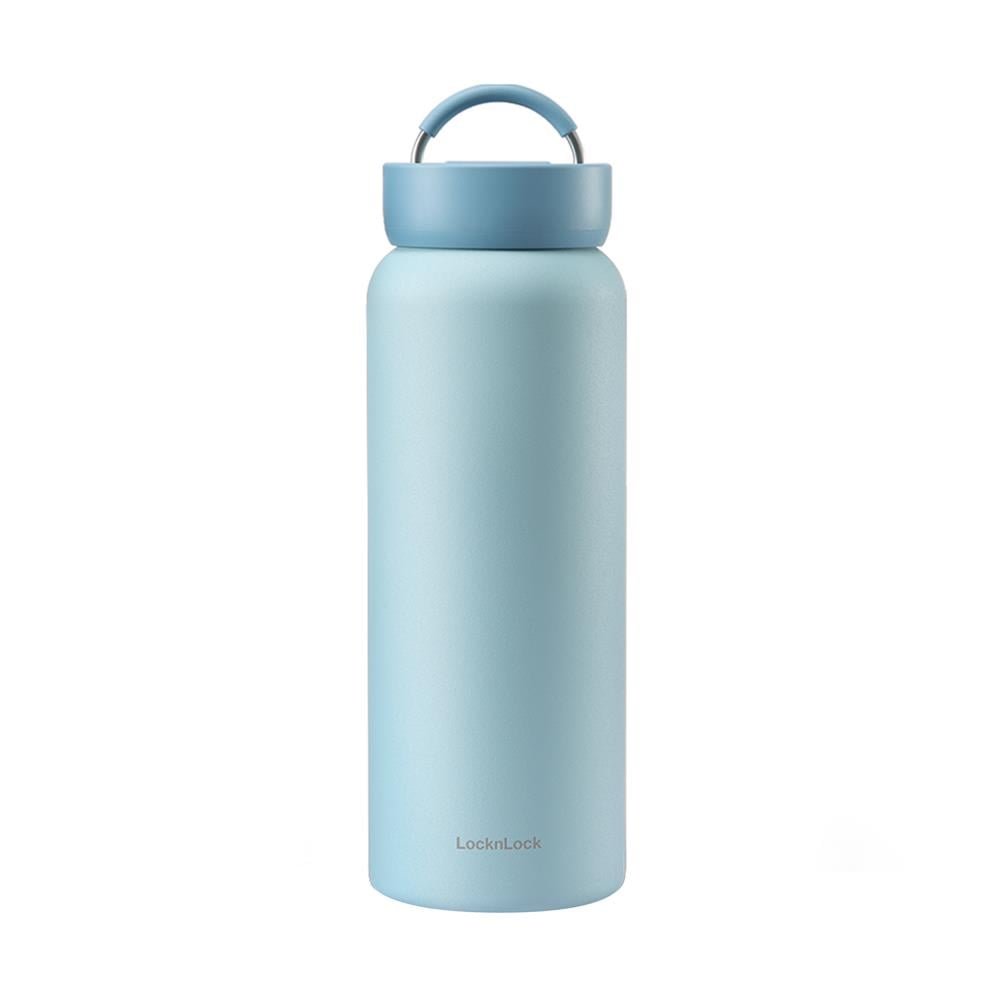 กระติกสุญญากาศ LOCKNLOCK JUMBO TUMBLER LHC4300 0.9 ลิตร สีฟ้า